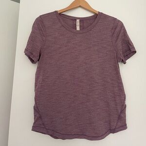 Heathered Purple Lululemon Shirt
